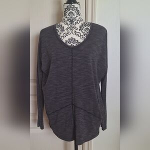 Cable & gauge grey long sleeve shirt/tunic size Small